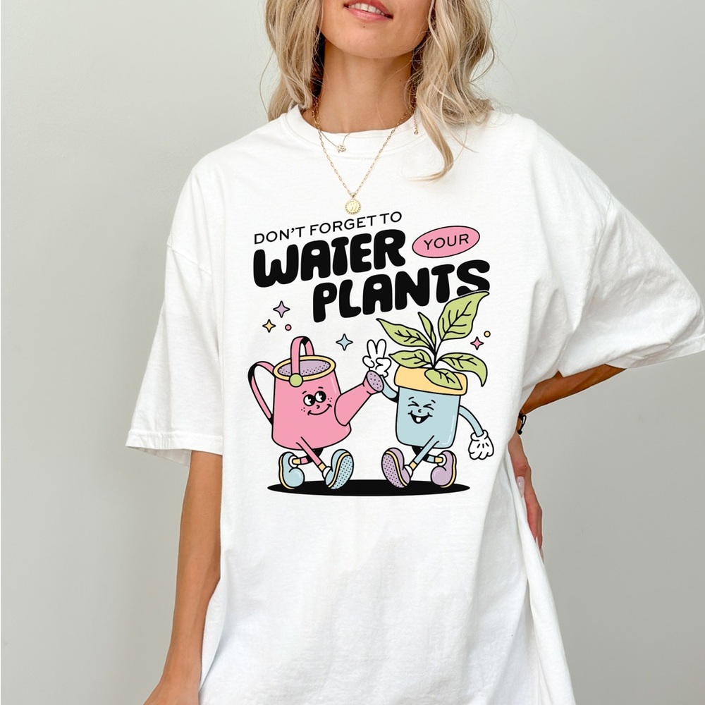 🚨 SALE 🚨 LAST ONE! Comfort Colors Don’t Forget to Water Your Plants Graphic Tee